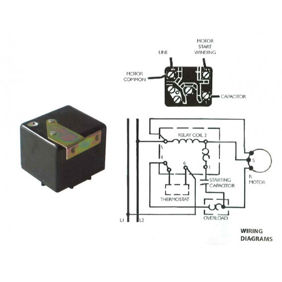 POTENTIAL RELAY, -5hp, ACRTOOLS ...