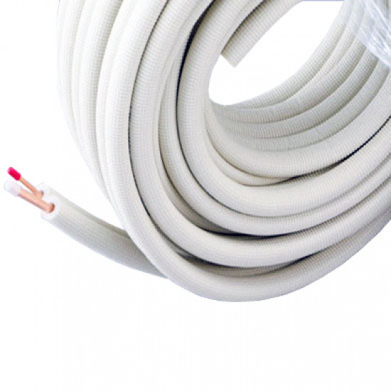 Copper tube insulated 3/8" and 5/8" (20m) Copper tube insulated 3/8" and 5/8" (20m)