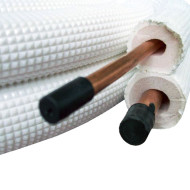 Copper tube insulated 3/8" and 5/8"  (20m)