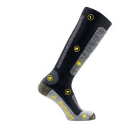 ANTI-BACTERIA WORK SOCKS SILVER LONG NUMPER  39/41,  "ACRTOOLS"