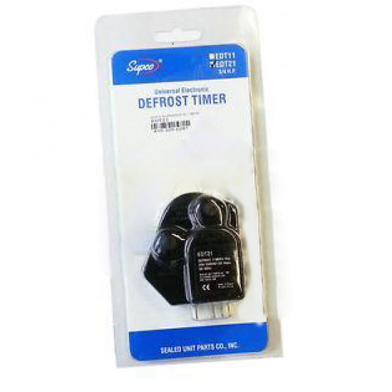EDT21--ELECTRONIC DEFROST TIMER, SUPCO EDT21--ELECTRONIC DEFROST TIMER, SUPCO