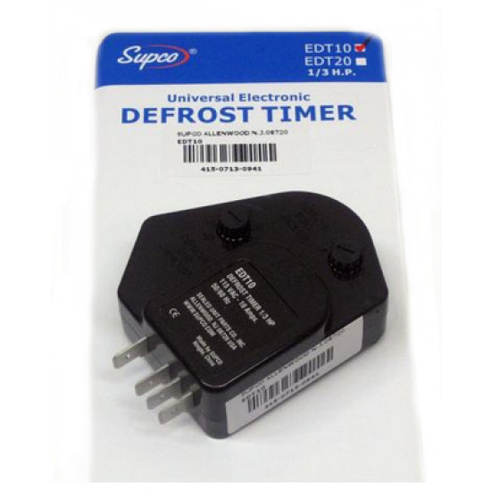 EDT10--ELECTRONIC DEFROST TIMER SUPCO EDT10--ELECTRONIC DEFROST TIMER SUPCO