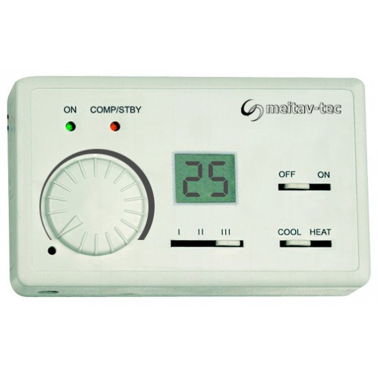 Wall mount A/C thermostat ,TED220/HC11/3S,LCD,HEAT-COOL,MEITAV Wall mount A/C thermostat ,TED220/HC11/3S,LCD,HEAT-COOL,MEITAV