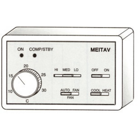 THERMOSTAT CONTROLLER ERT - 60 WITH DELAYED FAN,MEITAV THERMOSTAT CONTROLLER ERT - 60 WITH DELAYED FAN,MEITAV