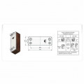 Heat Exchanger ZC250*50P, suitable also with R410a, 22.4mm OD-1"NPT, 11ΚW,  "ZILMET"