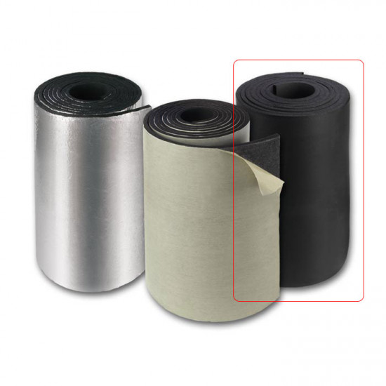 Rubber insulation plate in roll 20m x 1m with 10mm thickness Rubber insulation plate in roll 20m x 1m with 10mm thickness