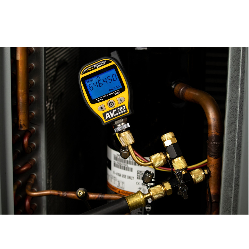 Vacuum Gauge's : AV760 - Full Range Vacuum Gauge Appion USA