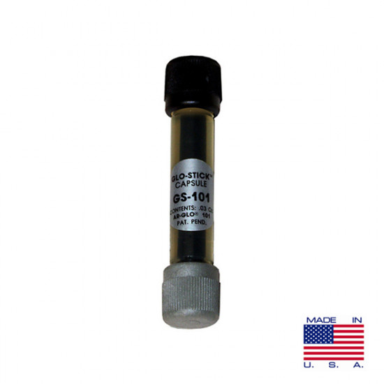DYE CAPSULES (Patented) GS-101/Ε ESTER.GLO-STICK, SPECTROLΙΝΕ USA DYE CAPSULES (Patented) GS-101/Ε ESTER.GLO-STICK, SPECTROLΙΝΕ USA