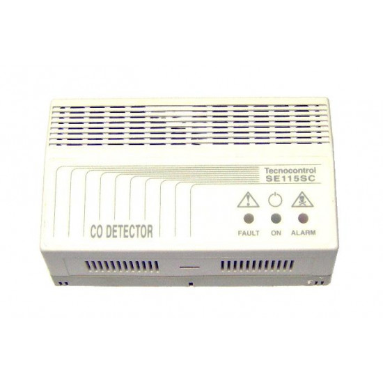 MONOXIDE CO. DETECTOR, SE115SC, AUTONOMOUS, WALL