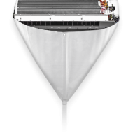 Elephant A/C SPLIT maintenance system for collecting and draining liquids during service ...