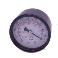 VACUUM GAUGE 50mm (back) for VACUUM PUMP, ACRTOOLS
