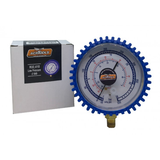 GAUGE, LOW, Φ80mm, R410, R32, ACRTOOLS GAUGE, LOW, Φ80mm, R410, R32, ACRTOOLS