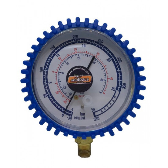 GAUGE, LOW, Φ80mm, R410, R32, ACRTOOLS GAUGE, LOW, Φ80mm, R410, R32, ACRTOOLS
