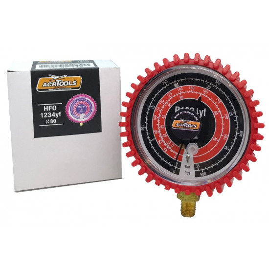 GAUGE HIGH, Φ80mm, HFO-R1234yf, ACRTOOLS GAUGE HIGH, Φ80mm, HFO-R1234yf, ACRTOOLS
