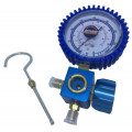 SERVICE MANIFOLD, SINGLE GAUGE, WITH LIQUID INDICATOR, "Heavy duty", R32/410a, ACRTOOLS SERVICE MANIFOLD, SINGLE GAUGE, WITH LIQUID INDICATOR, "Heavy duty", R32/410a, ACRTOOLS