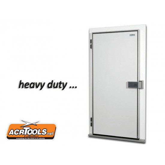 HINGED COLD ROOM DOOR , 200x100cm clear Left opening ,type A,for NEGATIVE temp., ACRTOOLS spain