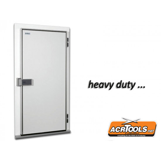 HINGED COLD ROOM DOOR , 220x120cm clear right opening ,type A, for NEGATIVE temp., ACRTOOLS spain