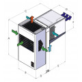 Wall mounted monoblock,  EMB type, KideBlock, Model EMB5040Μ5Ζ, 4hp, 380V, R404, Conservation "Kide"