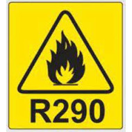 Refrigerant  R-290 (5kg) with valve 1/4" 